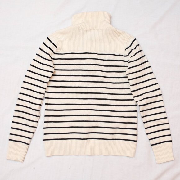 Black & Cream Striped Ralph Lauren Sweater - Picture 7 of 7